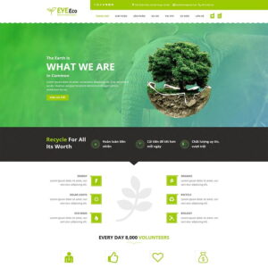 Theme WordPress tổ chức bảo vệ môi trường