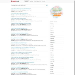 Theme WordPress tra cứu mã số thuế giống ( thongtincongty.com )