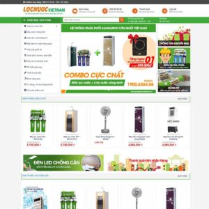 Theme WordPress bán máy lọc nước