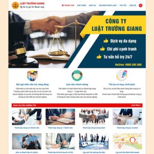 Theme WordPress công ty Luật 06