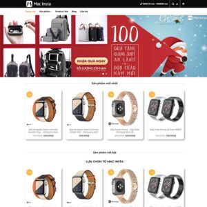 Theme WordPress shop phụ kiện mac