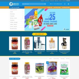 Theme WordPress bán tạp hóa 03