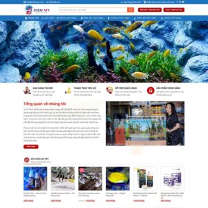 Theme WordPress thủy sinh, cá cảnh 02
