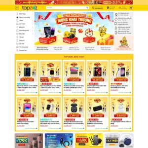 Theme WordPress bán điện thoại, phụ kiện giống TopZone